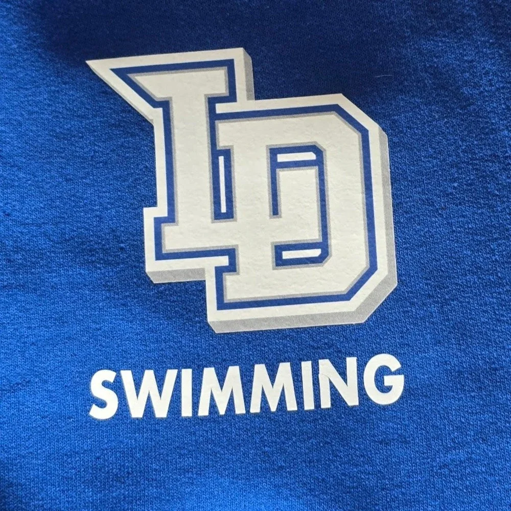 Gildan Blue Sweatpants LD Swimming Lower Dauphin‎ Mens Small Joggers HS Sports